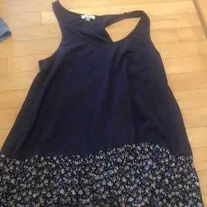 Umgee USA tank top with cute floral bottom